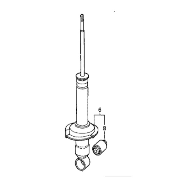 Shockbreaker Belakang Stream Original Honda