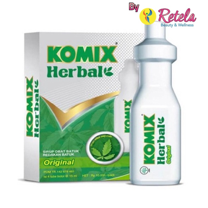 Komix Herbal 4`S Tube @15 Ml/ Batuk Kering Berdahak
