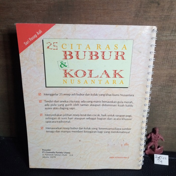 seri resep asli 25 cita rasa bubur dan kolak Nusantara 52 hal