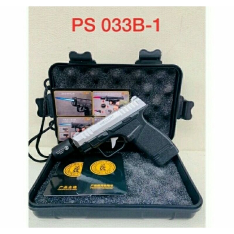 Cod Korek Api Pistol Hellcat 033B-1//Korek Api Steel mewah