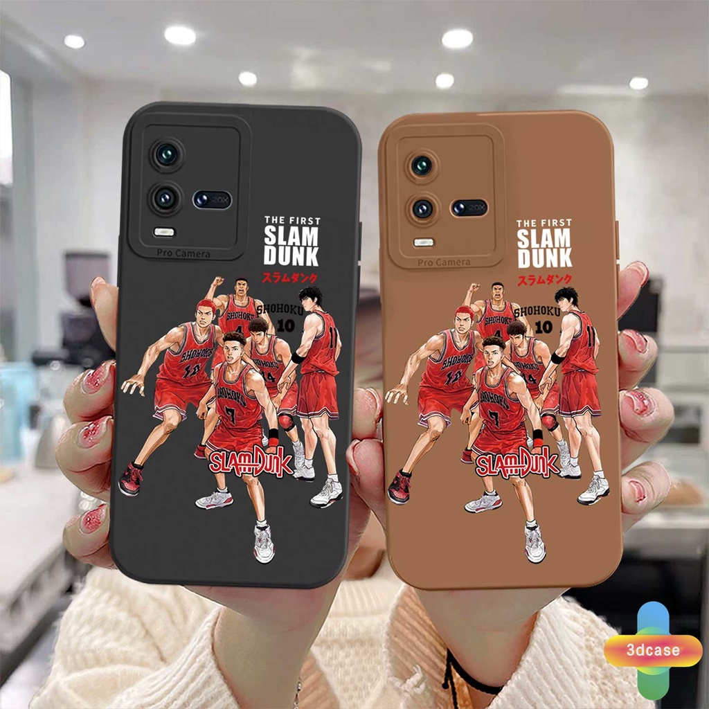 Soft Case VIVO Y12S Y12 Y20 Y91C Y21 2021 Y30 Y21S Y20S Y12i Y15S Y91 Y30i Y93 Y95 Y15 Y17 Y53 Y50 Y53S Y51 2020 Y51A Y15A Y10 Y76 Y33S Y1S Y11 Y31 Y20i Y91i Y90 Y51S Y12A SLAM DUNK Anti-fall Case