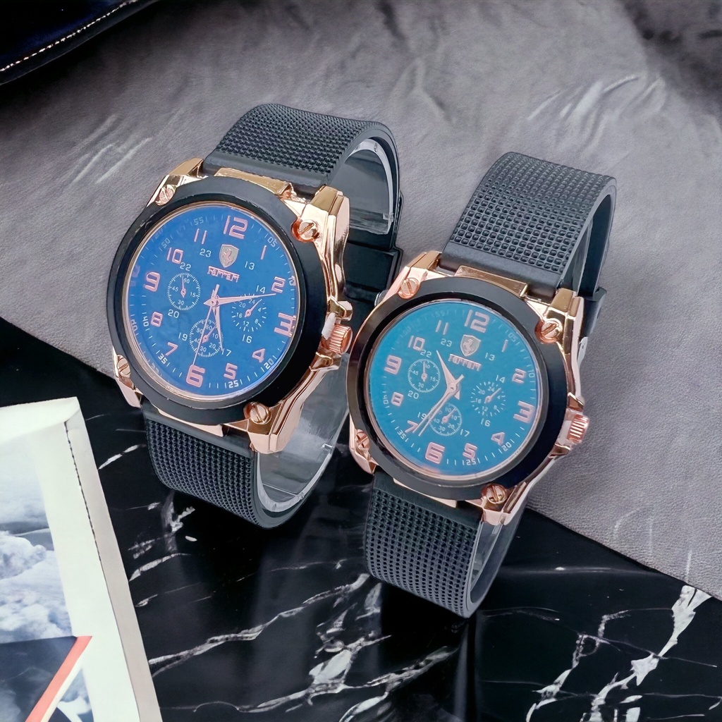 COD✅ Jam Tangan Pria Wanita Sport Couple Analog Quatrz Watch Beneton    S1284