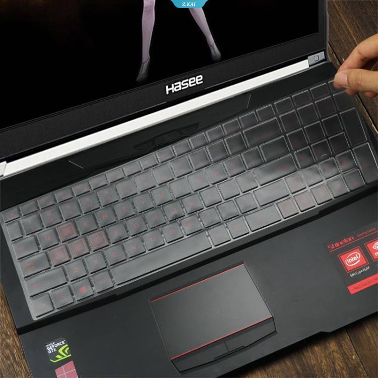 Cover Keyboard Silikon Laptop Untuk Shenzhou 15.6 Inch Z7M-KP5GC KP7GE Tahan Air Dan Tahan Lembab Film Pelindung Cakupan Penuh [ZK]