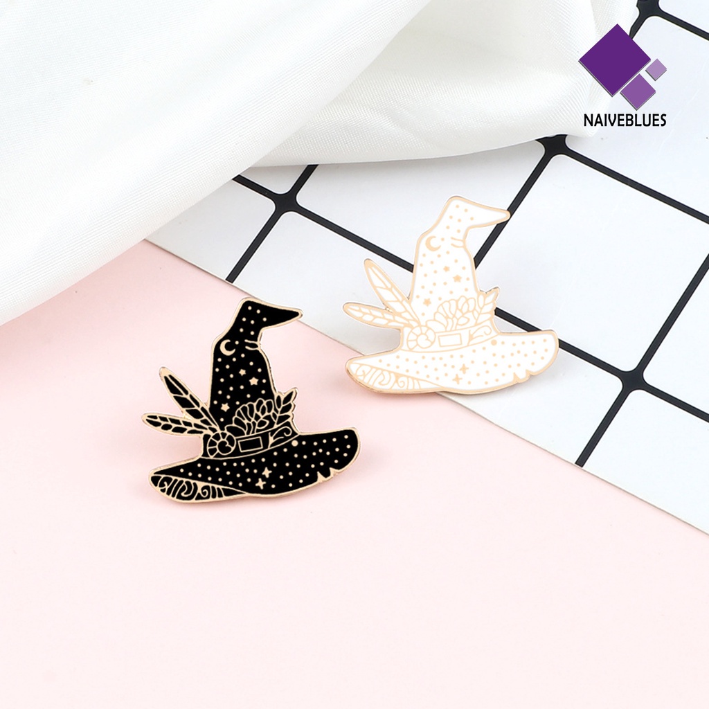&lt; Naiveblues &gt; Bros Lencana Gaya Jepang Kartun Karakter Realistis Pakaian Elektroplating Penyihir Tahan Karat Enamel Pin