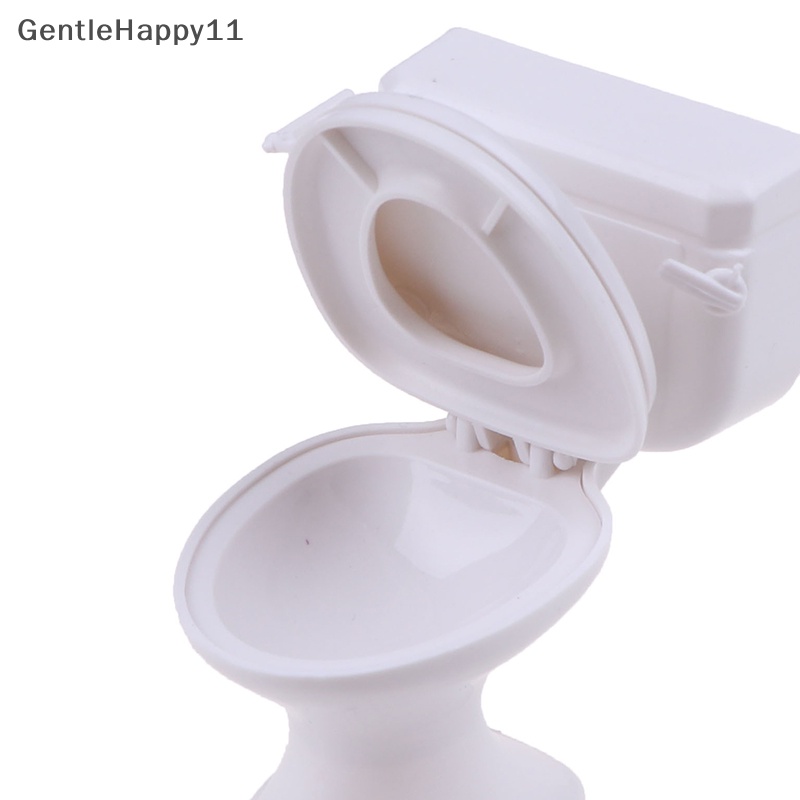 Gentlehappy Furniture Rumah Boneka Vintage Kamar Mandi Toilet Miniatur Mainan Boneka Aksesoris id