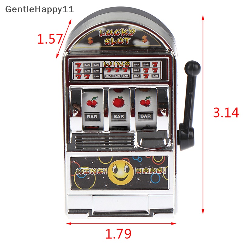 Gentlehappy Lucu Mesin Game Buah Slot Mini Lucky Jackpot Mainan Antistress Hadiah id
