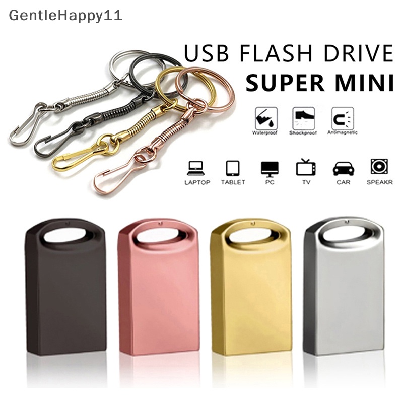 Gentlehappy Mini Usb 3.0 64GB-1/2TB Flashdisk Penyimpanan Data Memory Stick KeyRing id Kecepatan Tinggi