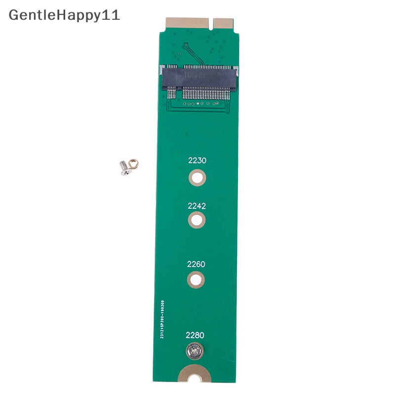 Gentlehappy M.2 NGFF SATA SSD converter adapter card Untuk macbook air 2012a1465 A1466 id