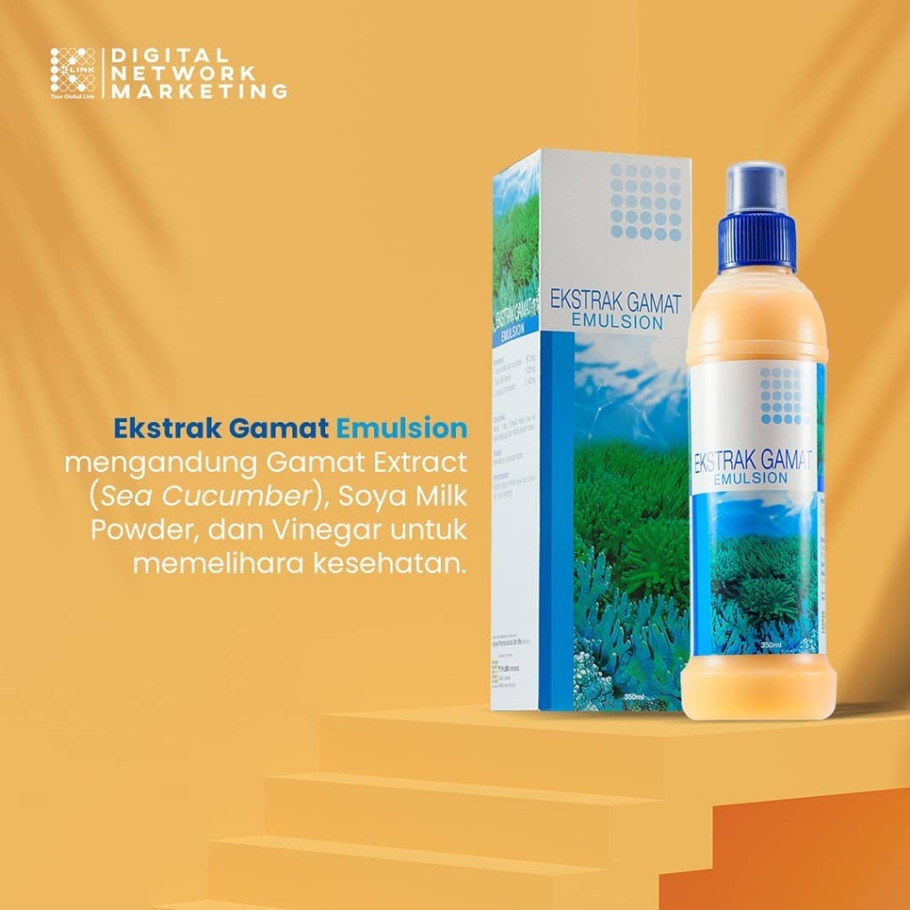 EKSTRAK GAMAT EMULSION K LINK ORIGINAL KLINK 350ML PROPOLIS PLATINUM ASLI