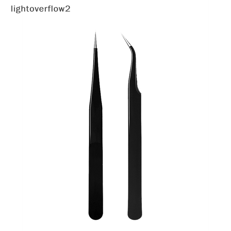 [lightoverflow2] Alat Perhiasan Kuku Firm el Precision Tweezer ESD-15 Stainless Steel [ID]