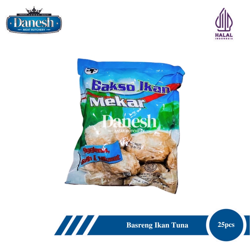 Bakso Goreng Ikan Mekarsari 25 pcs Basreng Ikan Frozen Food Halal