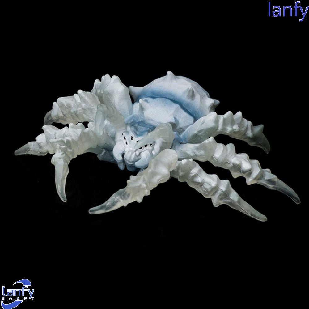 Lanfy Ice Spider Mainan Miniatur Anak Hewan Dunia Hadiah Ulang Tahun Desktop Ornamen Halloween Mainan Rumit