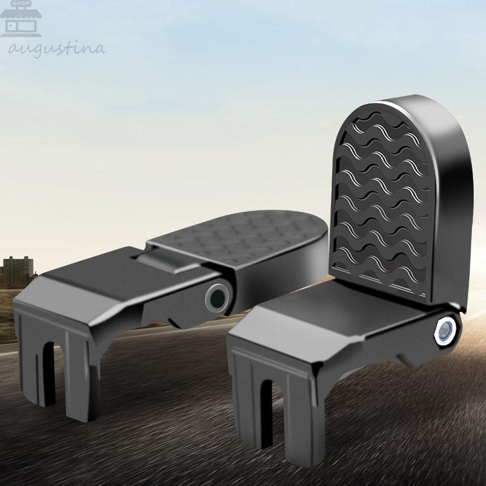 Agustinina Sepeda Backseat Pedal Pasak Kaki 2 Pcs Depan Belakang As Anti-Slip Aluminium Alloy Sepeda Parts