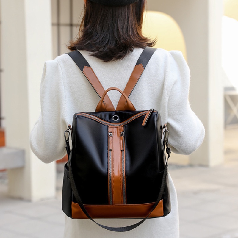 Tas Ransel Wanita Import 01382880 Multifungsi Backpack Tas Samping Sekolah Kerja