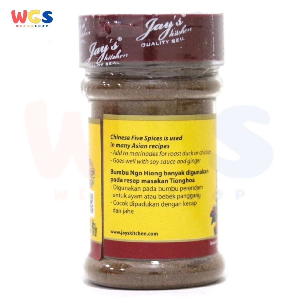 Jay's Kitchen Jays Chinese Five Spice 50 gr - Bumbu Ngo Hiong