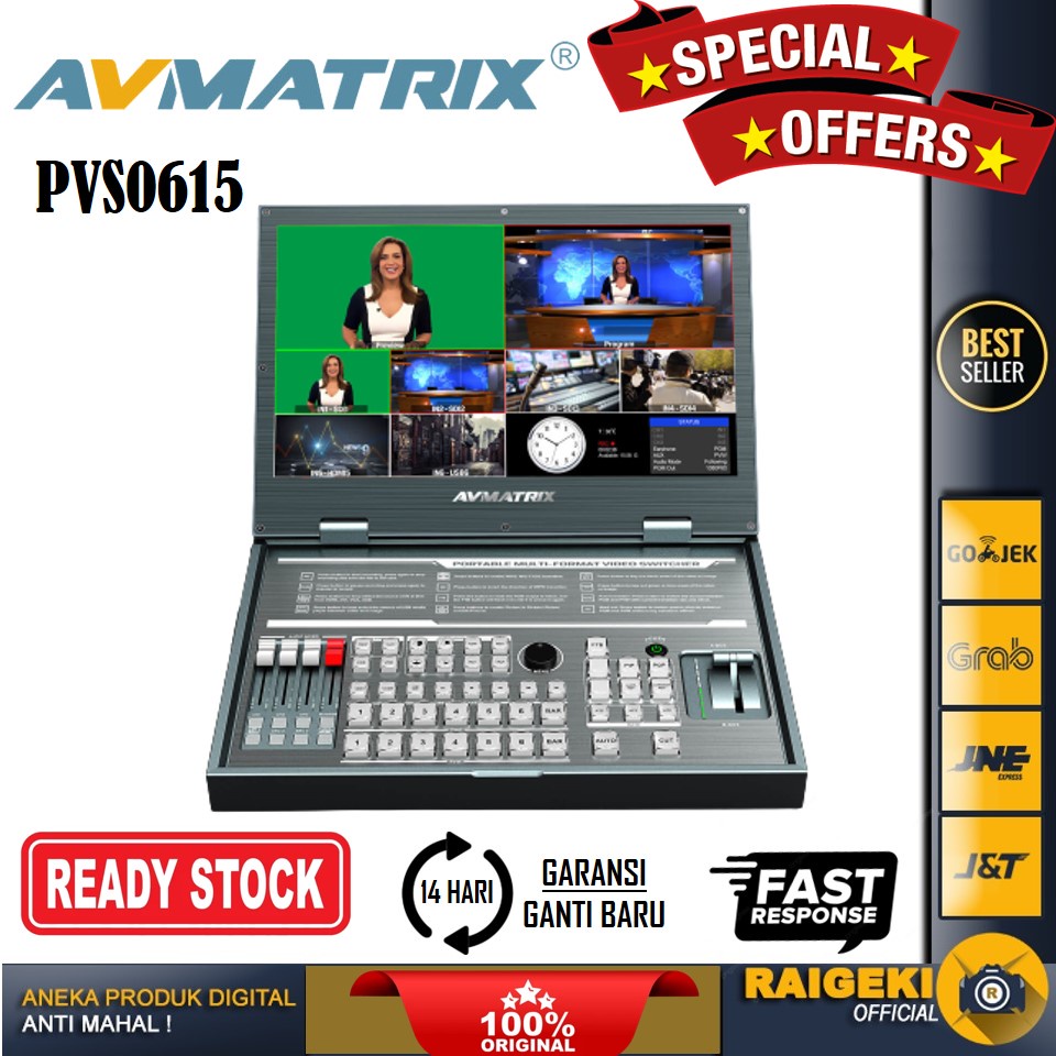 AVMATRIX PVS0615/AVMATRIX PVS0615 Portable 6-Channel Video Switcher