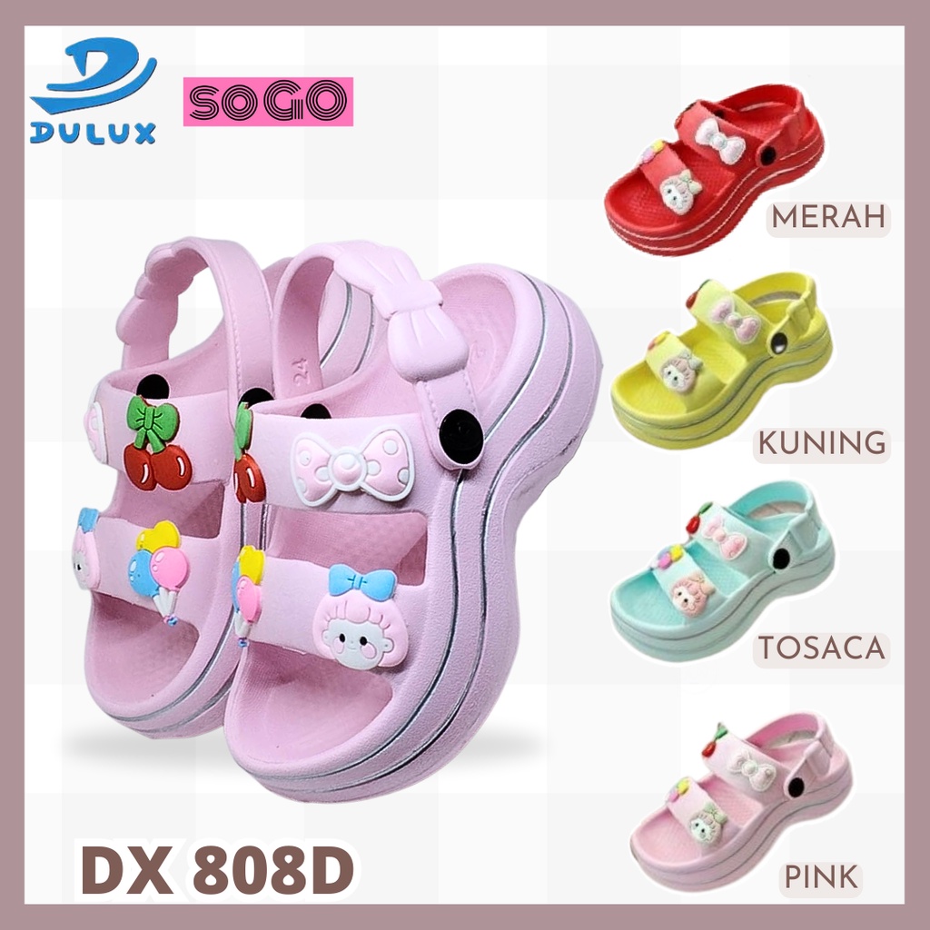 sogo DULUX 808ED sandal anak perempuan tali belakang fuji murah berkualitas anti air tahan lama ringan