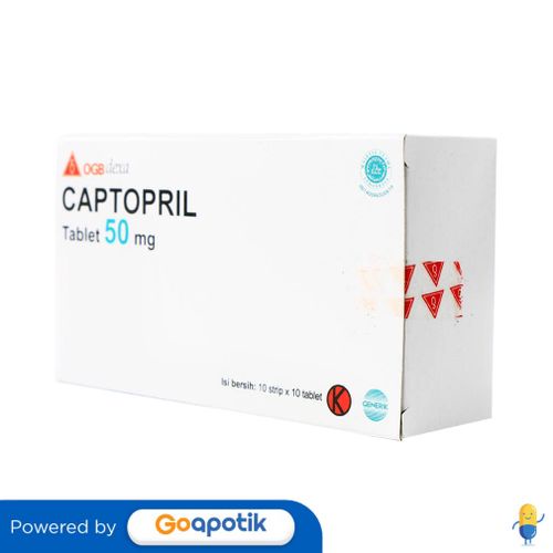 Captopril Ogb Dexa Medica 50 Mg Box 100 Tablet