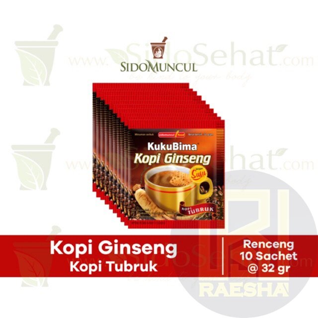 

Kopi Ginseng Kuku Bima SidoMuncul/ renceng