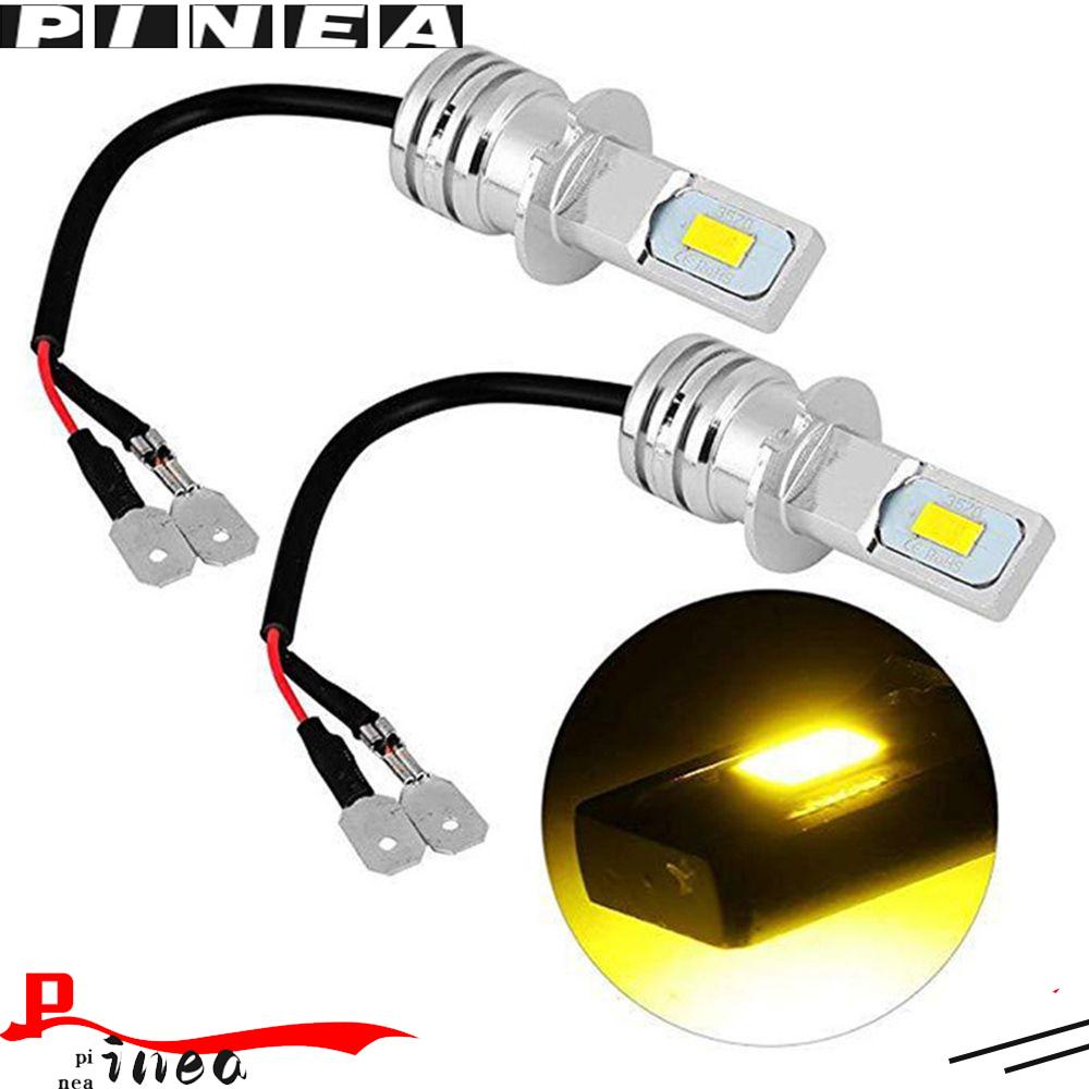 Nanas 2pcs Lampu Kabut Mobil 80W 35702smd Hi/Low Kit Beam COB Super Terang H3 DRL