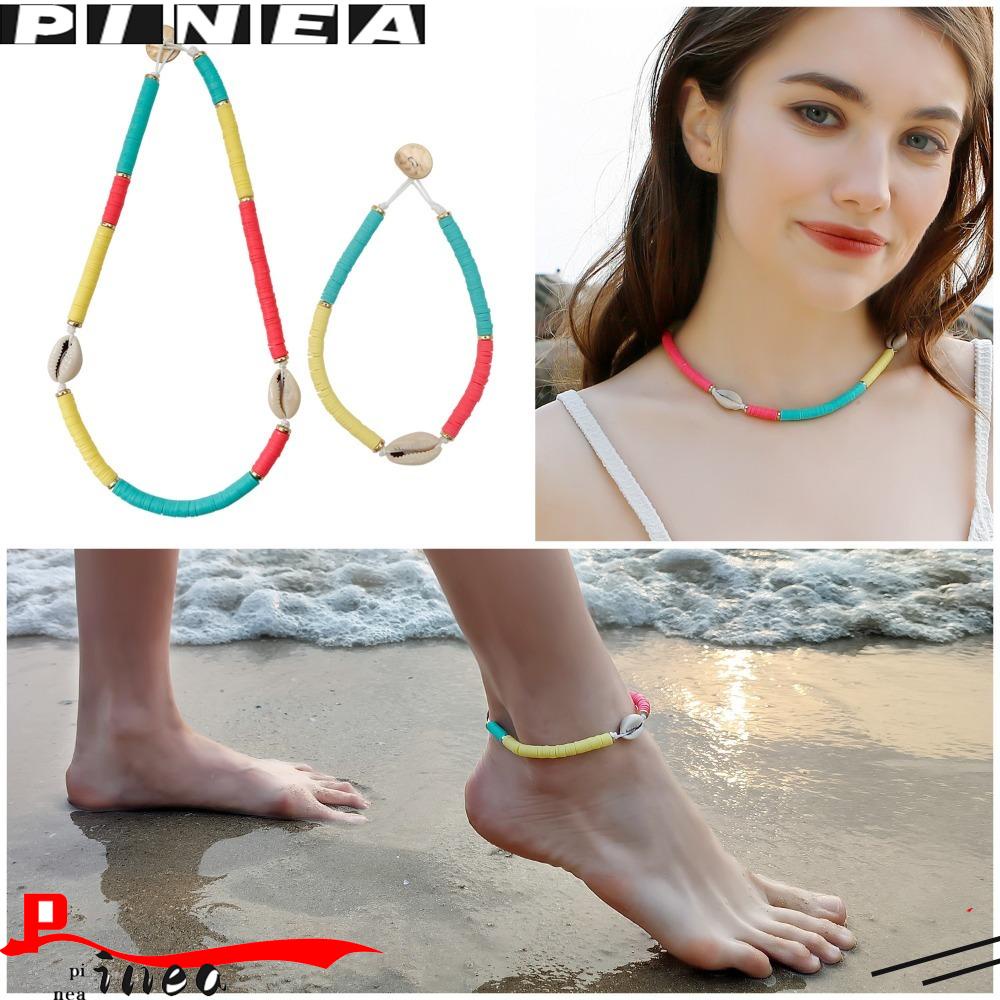 Gelang Kaki Rantai Shell Nanas Kaki Bohemian Handmade Ankle Bracelet