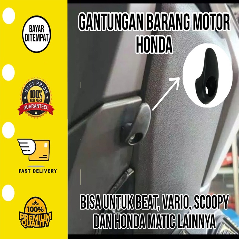 Gantungan Hook Kait Motor Matic Gantung Barang Beat Scoopy Vario Semua Merk Motor