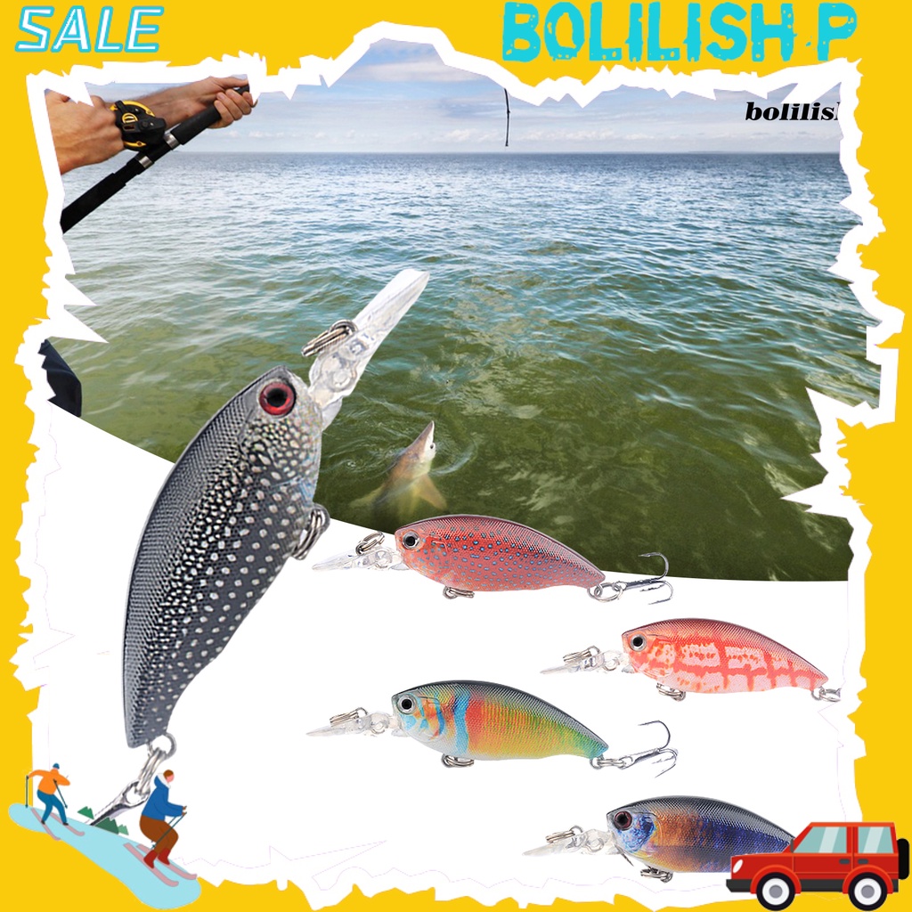 Bo-6.5cm/5.5g Umpan Pancing UV Dicetak Simulasi 3D Fisheye Wobbler Kait Tajam Mencegah Pelarian Universal Air Tawar Laut Memancing Buatan Bass Keras Umpan Perlengkapan Memancing