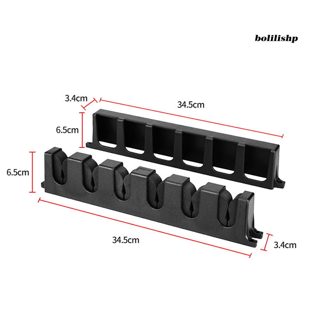 Bo-1 Set Holder Joran Pancing Adjustable 6slot Vertikal Gantung Angling Lure Rod Storage Stand Untuk Outdoor