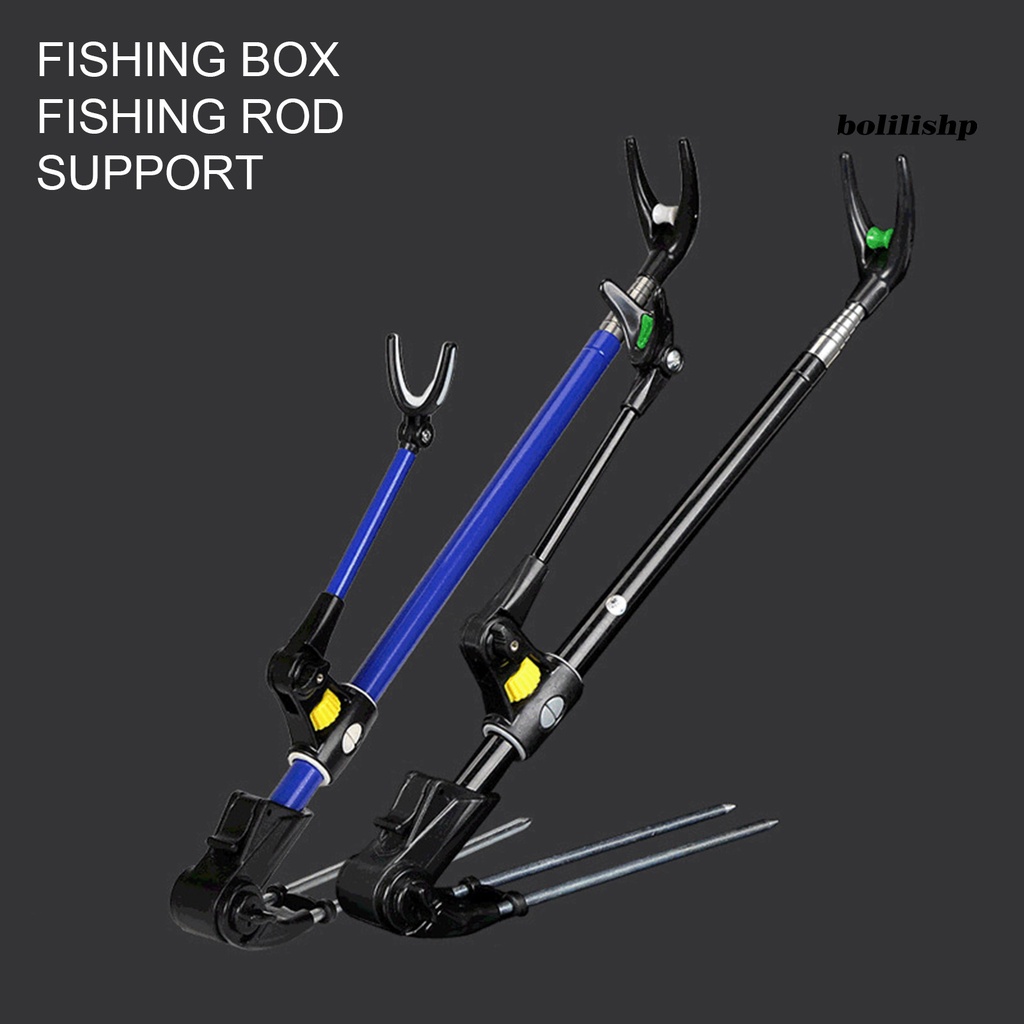 Bo-fishing Rod Bracket Teleskopik Menebal Stainless Steel Adjustable Stabil Rak Pancing Untuk Memancing