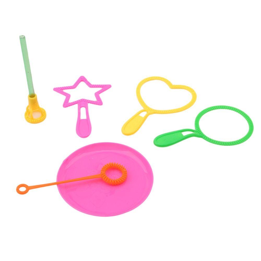 Needway   Bubble Wand Tool Colorful Lucu Banyak Bentuk Magic Big Bubble Summer Favorite Bubble Alat Bubble Blower