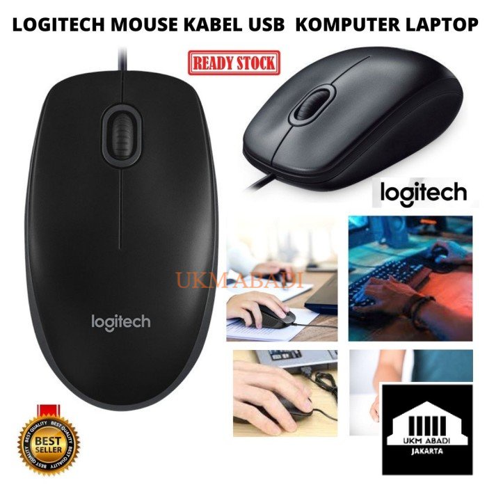 Mouse Kabel Logitech Multi Model B1 Kuat Tahan Lama 118