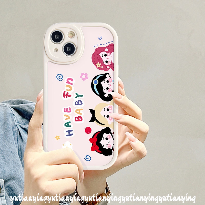 Cute Cartoon Disney Family Princess Casing For Infinix Hot 11s 10s 10T 10 Lite 11 Infinix Note 8 Hot 11 10T 10 10s 11s 9 Play Smart 6 5 Lovely Happy Fun Baby Soft Tpu Cover