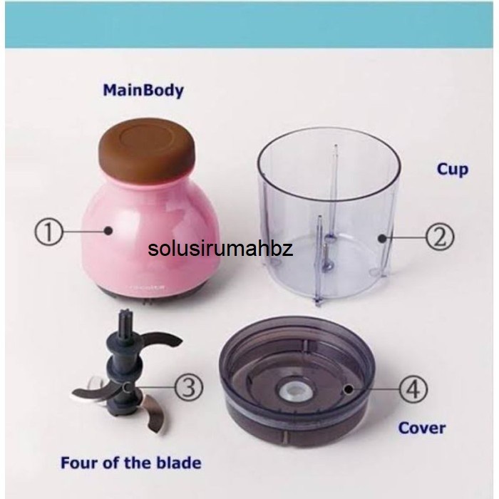 Wadah saja Capsule Cutter Quatre Blender Kapsul cup gelas plastik + as poros