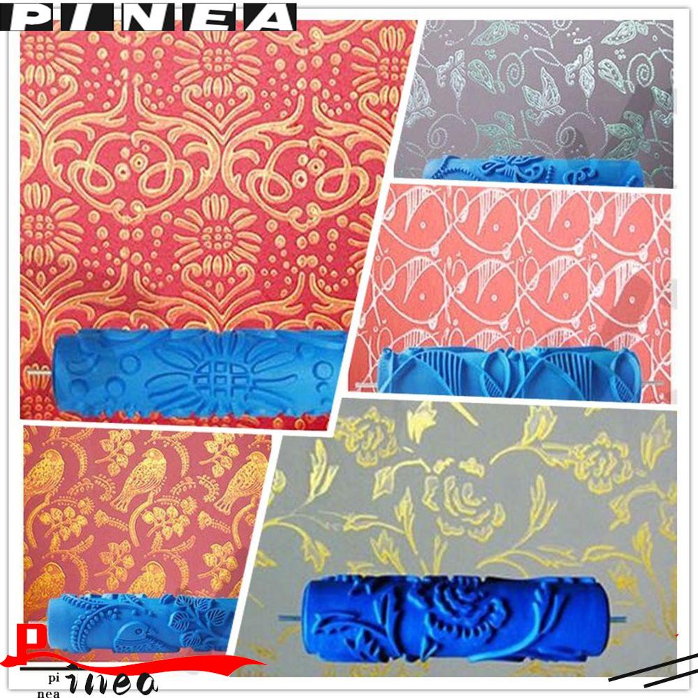 Kuas Wallpaper Roller Cat Nanas Bijian Hand Tools Paint Texture Pigment Printing Seni Alat Pola Imitasi