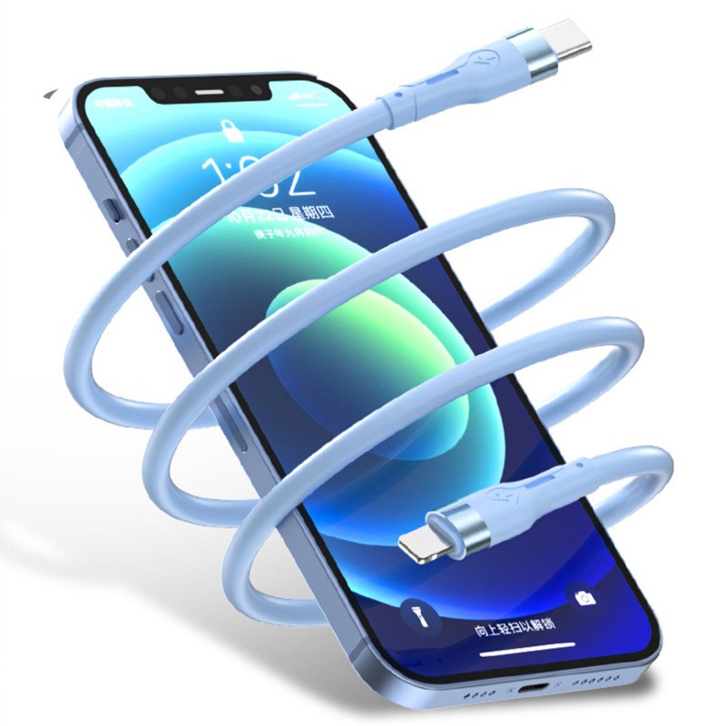 5a Kabel Usb Tipe C Silikon Cair Untuk Huawei Xiaomi Samsung Usb C Kabel Tipe C Kabel Pengisian Cepat Kabel Data Kabel Charger C