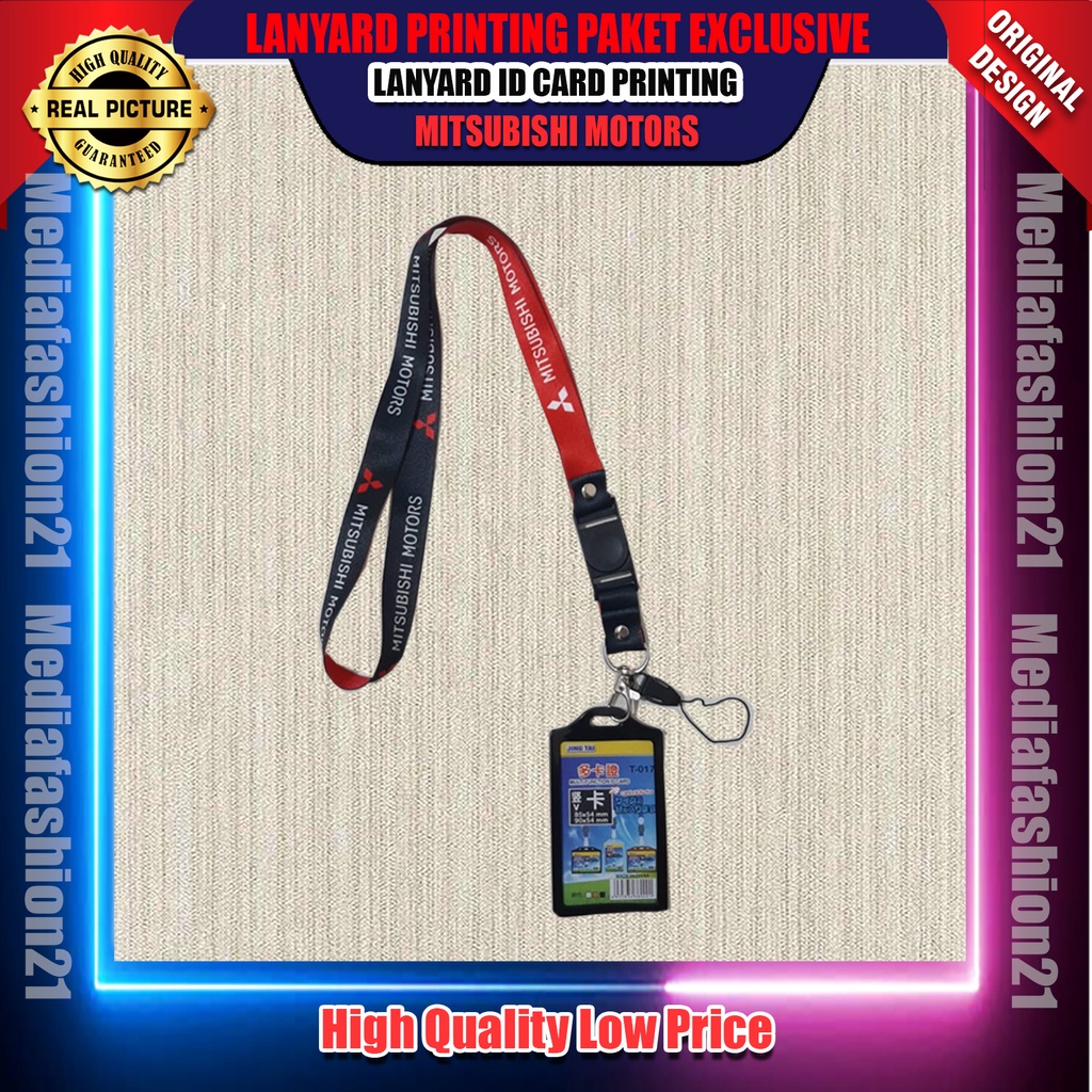 

LANYARD MITSUBISHI MOTORS ID CARD PRINTING (PAKET LENGKAP EXCLUSIVE)