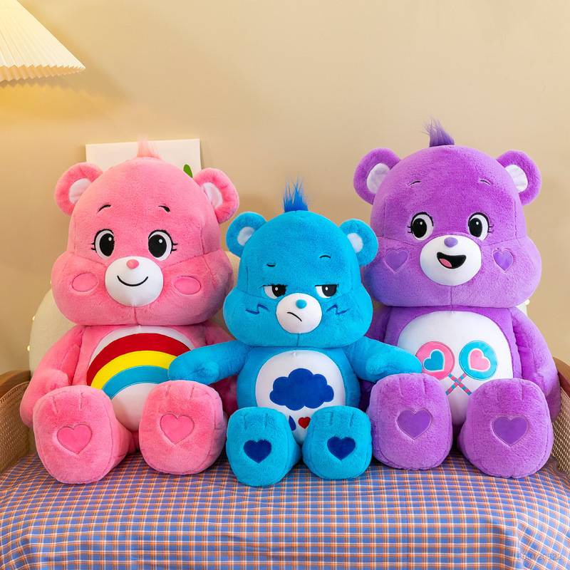 Kartun Perawatan Beruang Rainbow Bear Boneka The Cheer Bear Mainan Mewah Beruang Ornamen Anak Bayi Dewasa Bantal Dekorasi