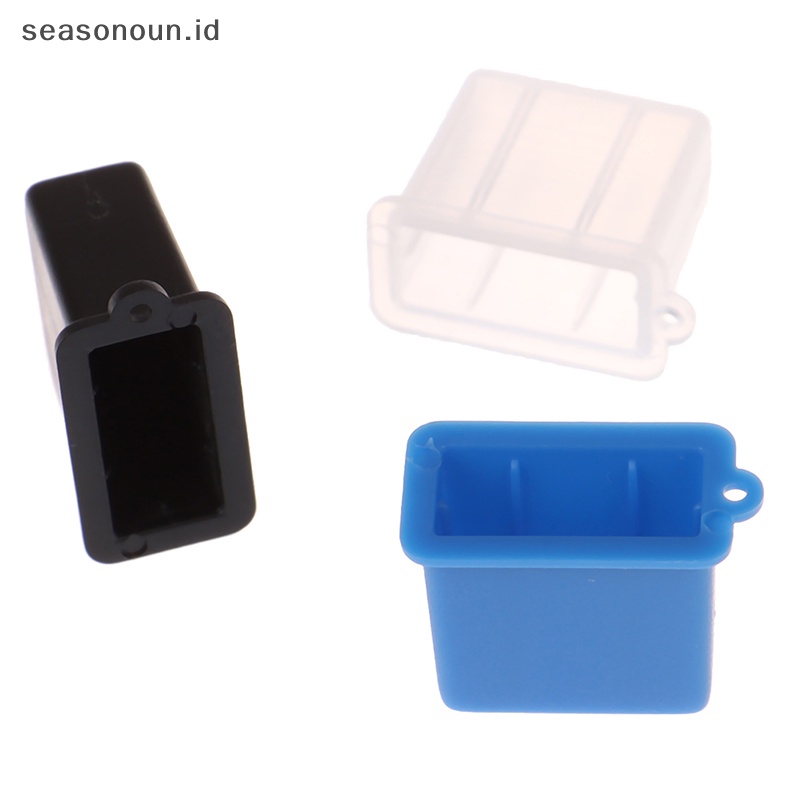 Seasonoun 10Pcs Baru USB Type A Male Anti-Debu Plug Stopper Topi Penutup Pelindung.