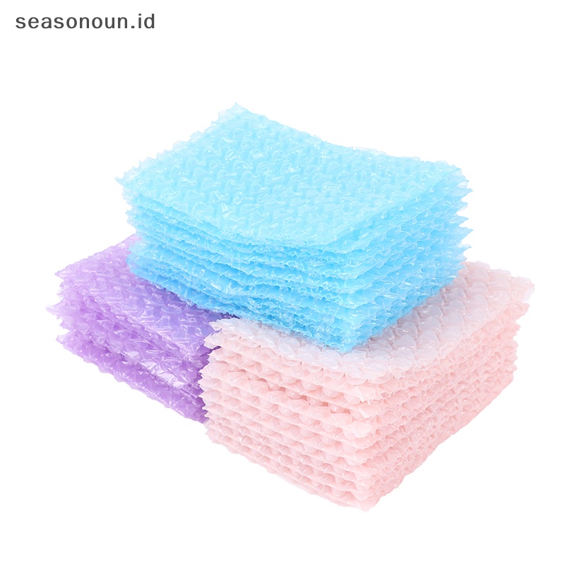 Seasonoun 10pc15 * 10cm Bungkus Busa Gelembung Berbentuk Hati Untuk Packing Mailer Padded Bags.