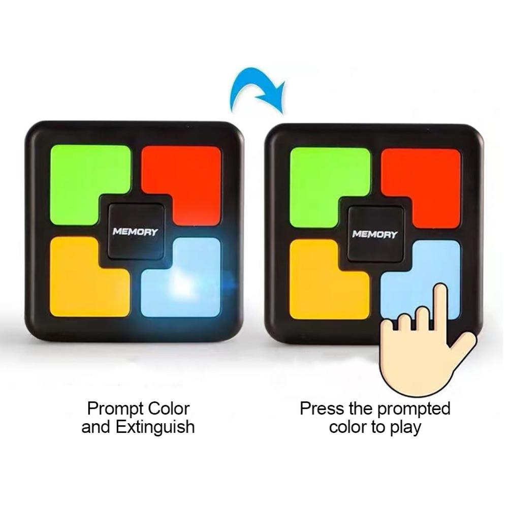 Timekey Kreatif Memory Training Games Konsol Elektronik Memory Latihan Game Mesin Puzzle Anak Permainan Interaktif Montessori Mainan G3H6