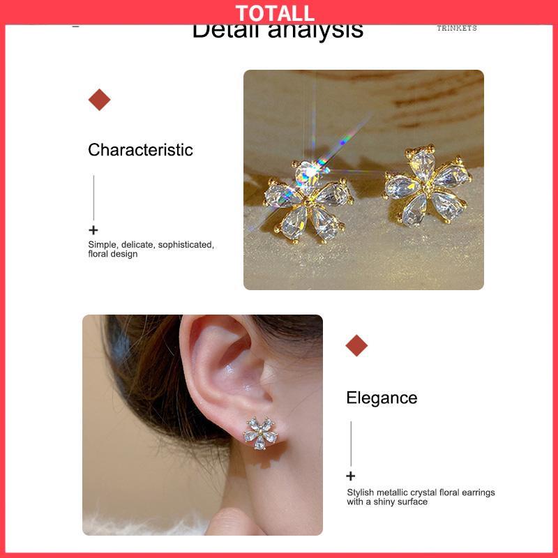 COD Anting bunga Simple Untuk Wanita Gaya Korea Anting Pribadi-Totall