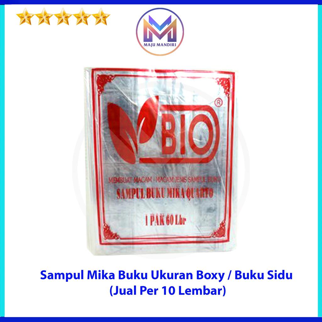 

Sampul Plastik Mika Ukuran Quarto / Untuk Buku Sidu Isi Per 10 Lbr