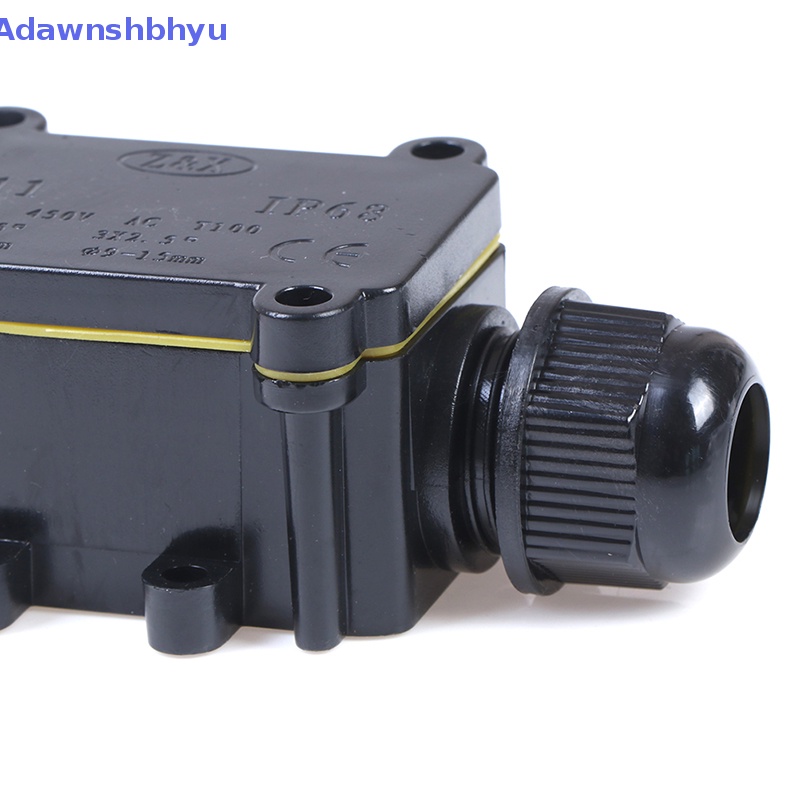 Adhyu Junction Box Listrik Waterproof 2arah Untuk Kabel Lighg Outdoor IP68 ID