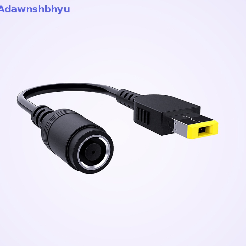 Adhyu Round Jack to Square Plug Adapter Charger Power Converter Untuk Lenovo Thinkpad ID