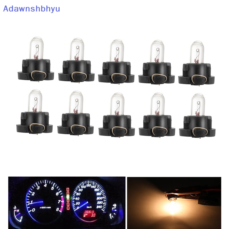 Adhyu 5Pcs T3 T4.2 Bohlam LED Interior Mobil Wedge Dashboard Lampu Indikator Penghangat ID