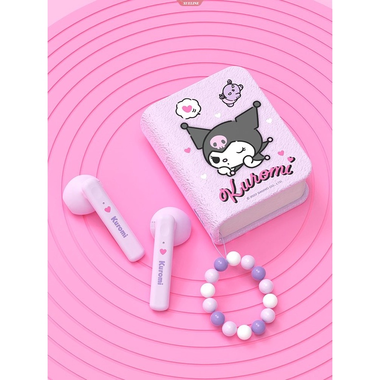 Sanrio Kuromi Headphone Bluetooth Cinnamoroll True Wireless Headset Pochacco Sport Noise Reduction Touch Control Game Earphone [ZXL]