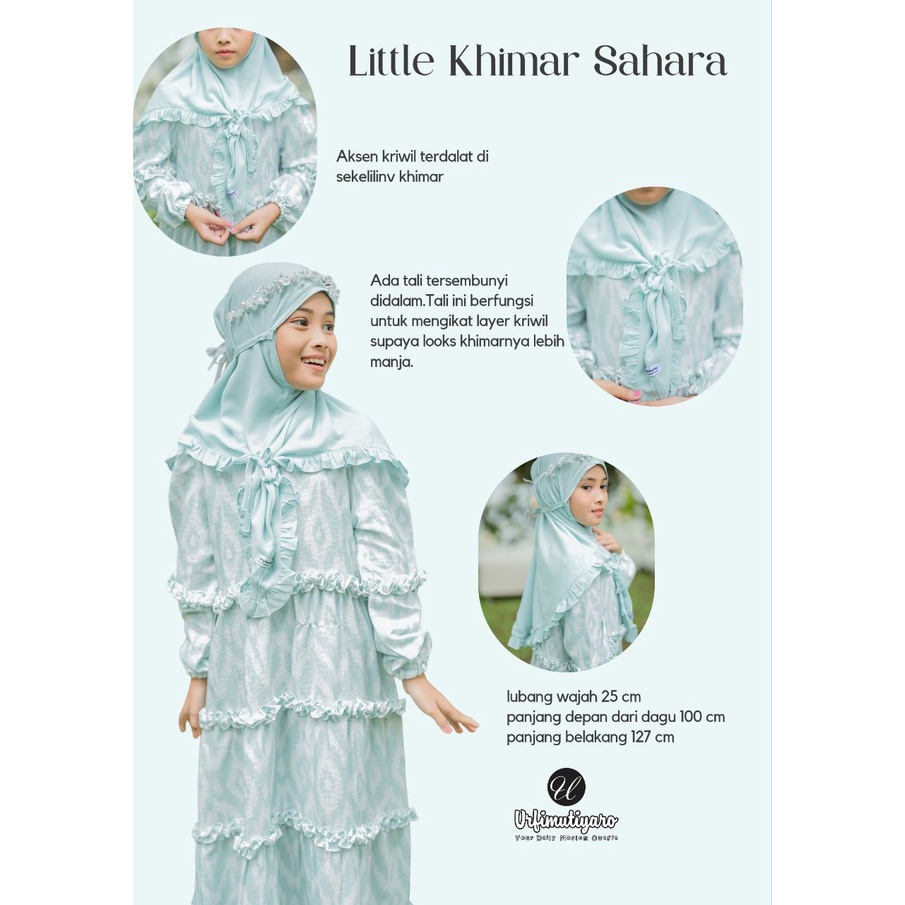 Ukkasya Khimar Little Sahara ORIGINAL by Urfimutiyaro