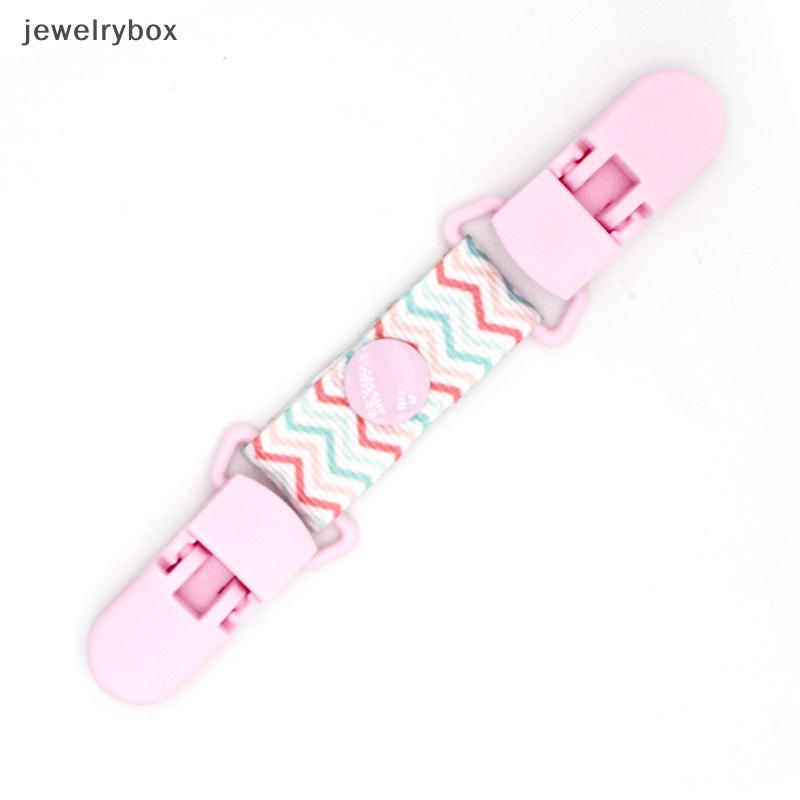 [jewelrybox] Menyesuaikan Tombol Tetap Anti-Hilang Dot Bayi Klip Rantai Kartun Dot Pita Dummy Penenang Pemegang Rantai Anti-drop Gesper Tali Butik