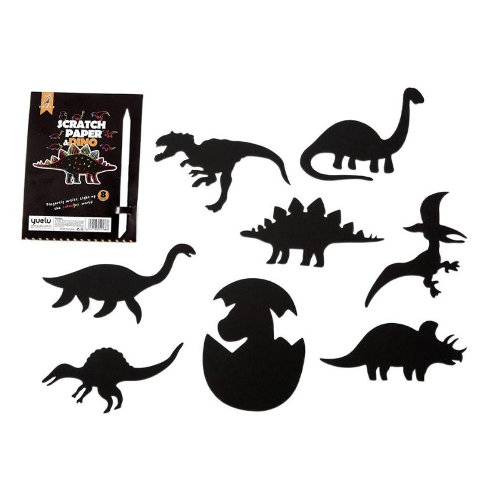 [Elegan] Scratch Art Kertas Lukis Kreatif Anak Kegiatan Pesta Tk Dewasa Anak Mainan Edukasi Magic Scratch Cards