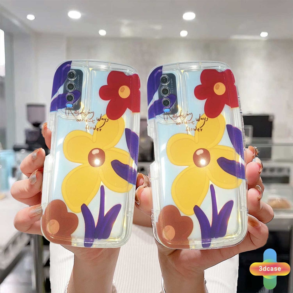 Soft Case VIVO Y16 Y22 Y22S Y02 Y12S Y35 Y12 Y20 Y15S Y15C Y21E Y21G Y91C Y21 2021 Y21A Y21T Y30 Y21S Y20S Y12i Y3S Y33T Y15A Y01 Y01A Y91 Y30i Y93 Y95 Y15 Y17 Y50 Y53S Y51 2020 Y51A Y10 Y33S Y1S Y11 Ins Sunflower Couples Soap Case